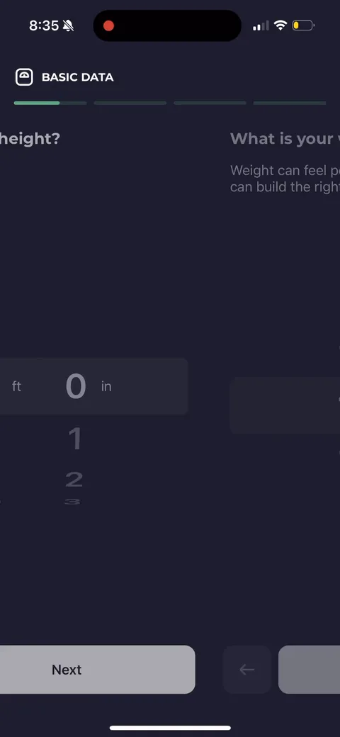 Simple Fitness onboarding screen 63