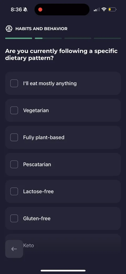 Simple Fitness onboarding screen 71