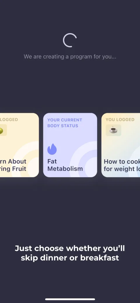 Simple Fitness onboarding screen 87