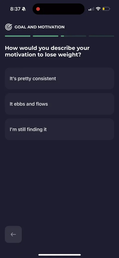Simple Fitness onboarding screen 96