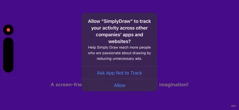 Simply Draw onboarding screen 2