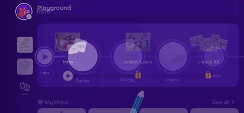 Simply Draw onboarding screen 129