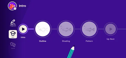 Simply Draw onboarding screen 133