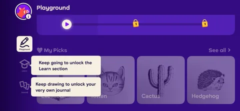 Simply Draw onboarding screen 136