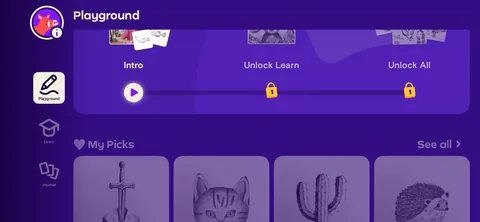 Simply Draw onboarding screen 138