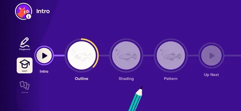 Simply Draw onboarding screen 149