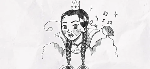 Simply Draw onboarding screen 35: More finished-art samples (anime-style portrait) to broaden the perceived range of what you can learn