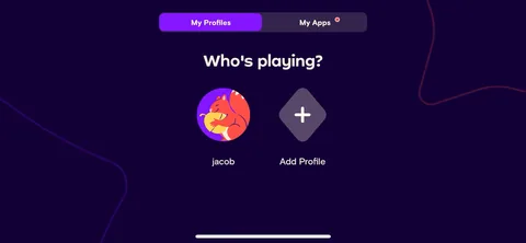 Simply Guitar onboarding screen 14: 'Who's playing?' with profiles sets up the family angle early and seeds the Family Plan they sell on the…