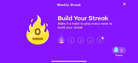 Simply Guitar onboarding screen 24: Weekly streak as the post-paywall hook