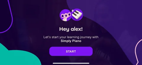 Simply Piano onboarding screen 28