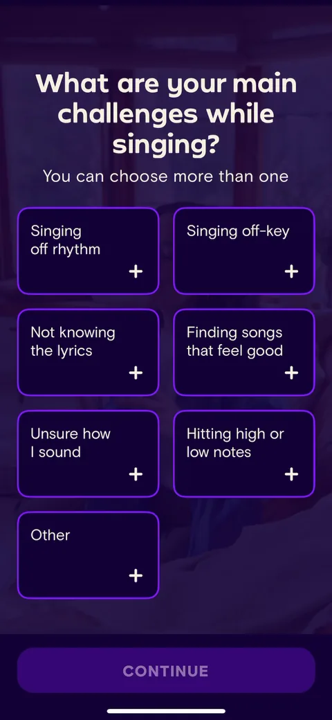 Simply Sing onboarding screen 6