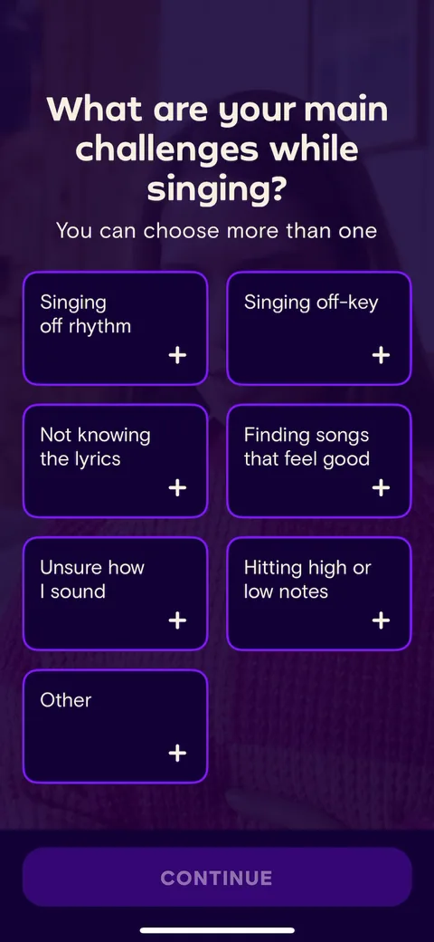 Simply Sing onboarding screen 7