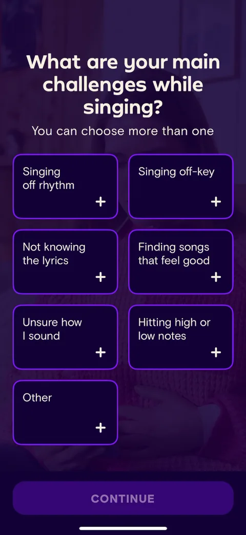 Simply Sing onboarding screen 8