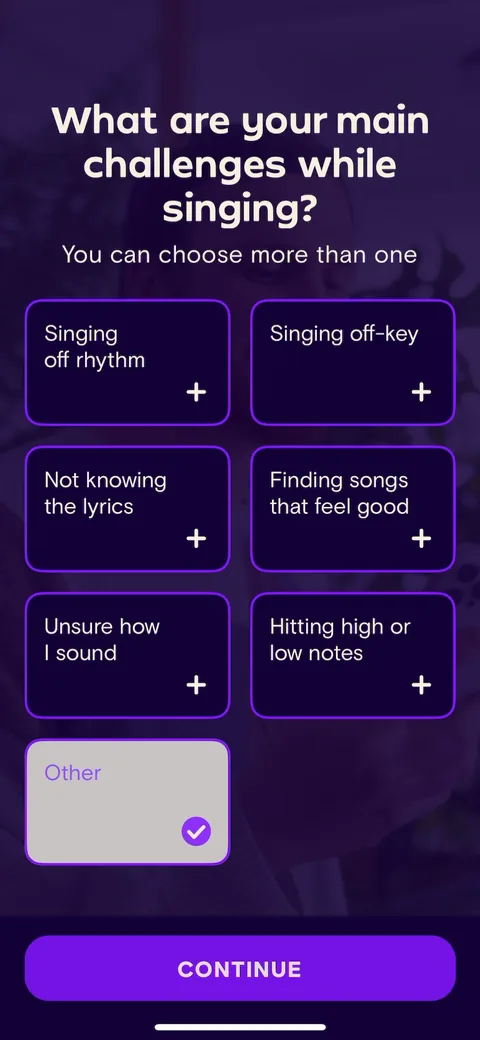Simply Sing onboarding screen 10