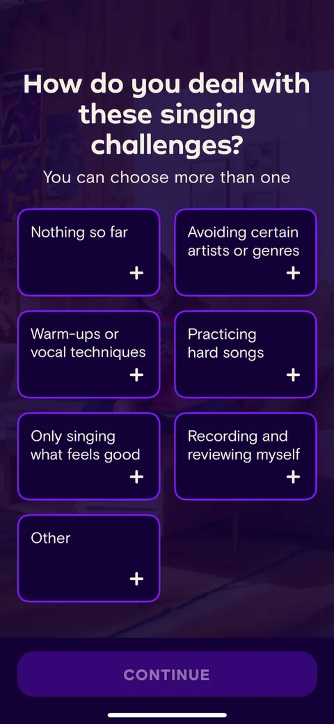 Simply Sing onboarding screen 12
