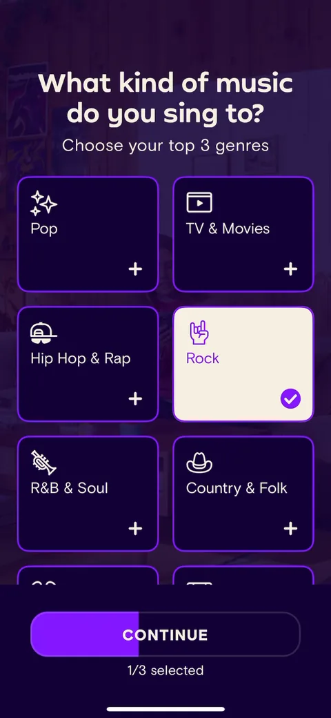 Simply Sing onboarding screen 27