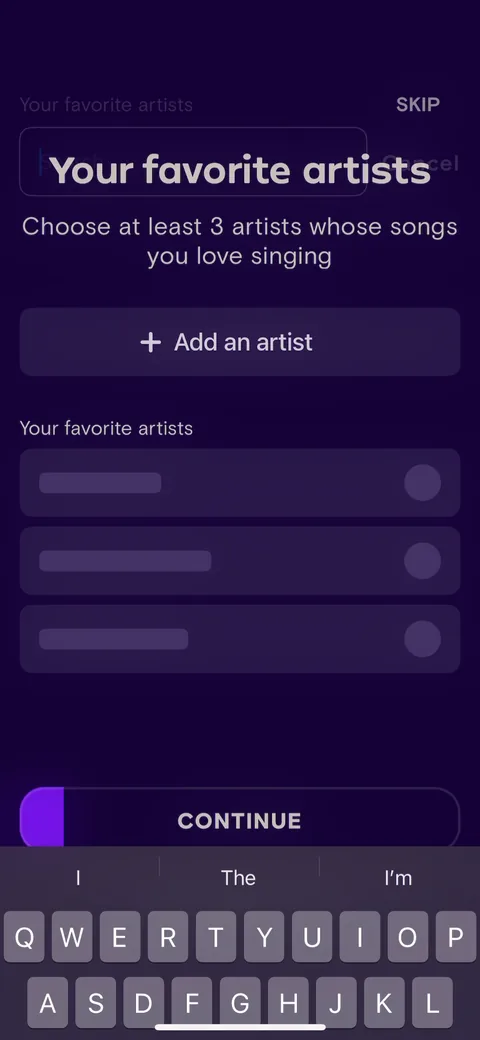 Simply Sing onboarding screen 30
