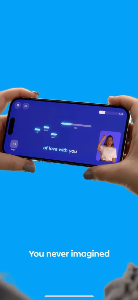 Simply Sing onboarding screen 66