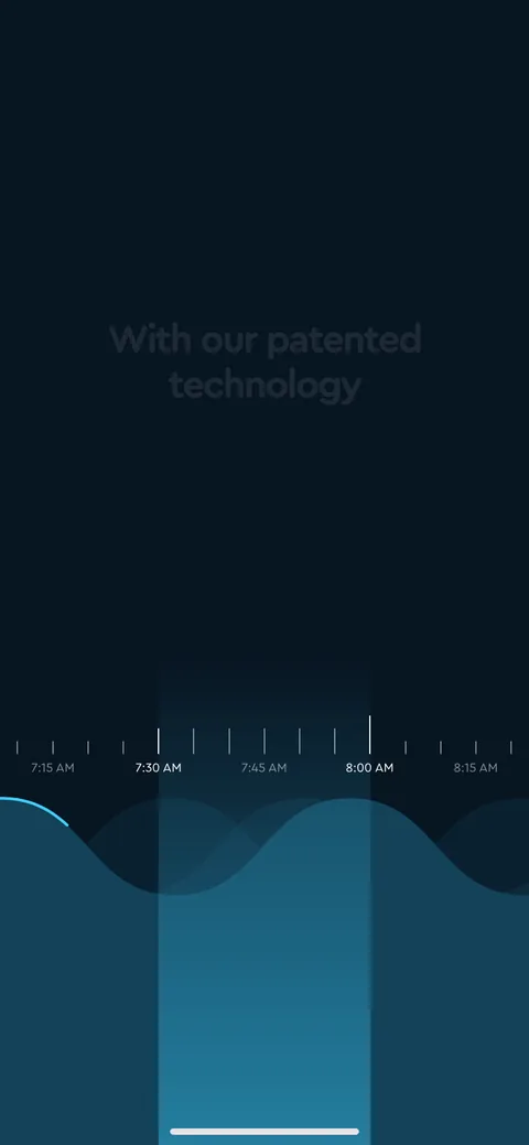 Sleepcycle onboarding screen 30