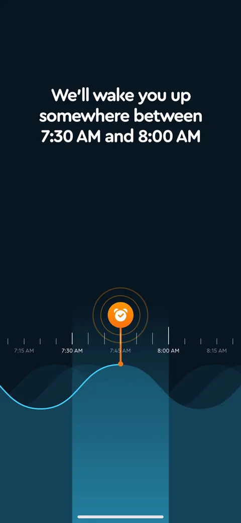 Sleepcycle onboarding screen 34
