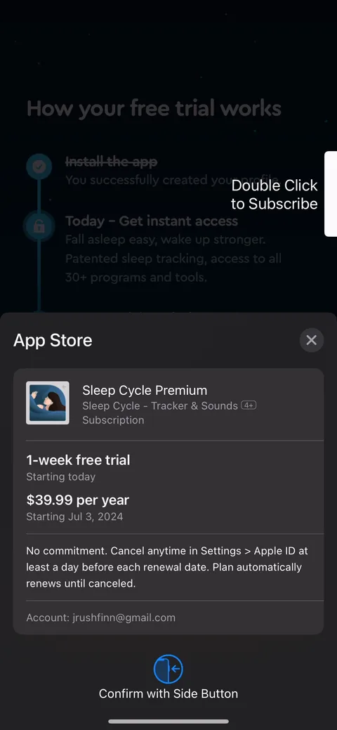 Sleepcycle onboarding screen 74