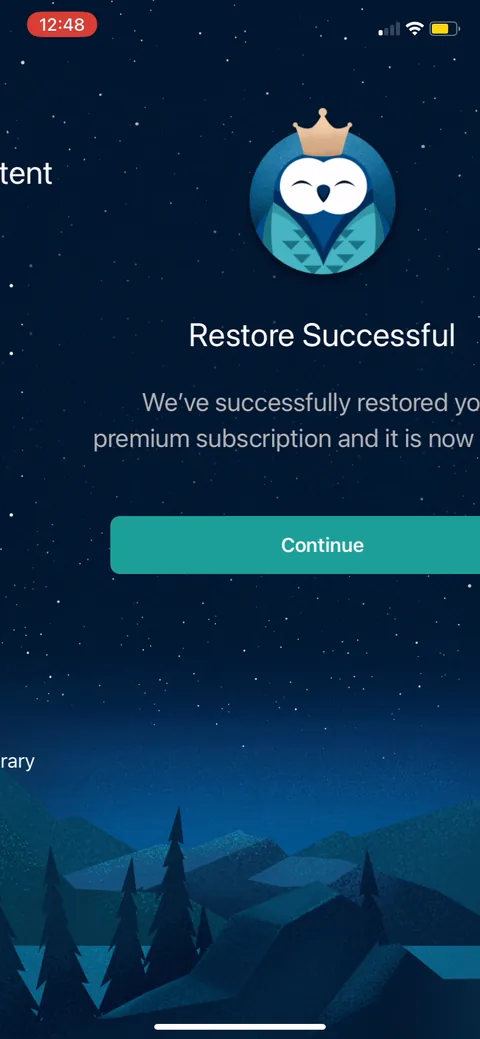 Slumber onboarding screen 30