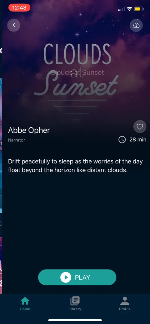 Slumber onboarding screen 34