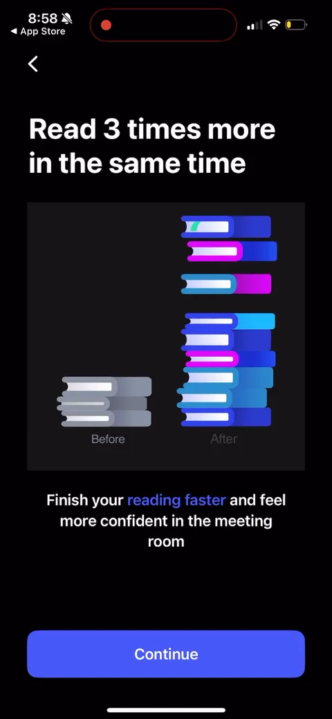 Speechify onboarding screen 32