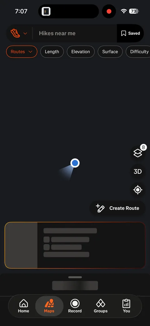 Strava App2Web onboarding screen 41