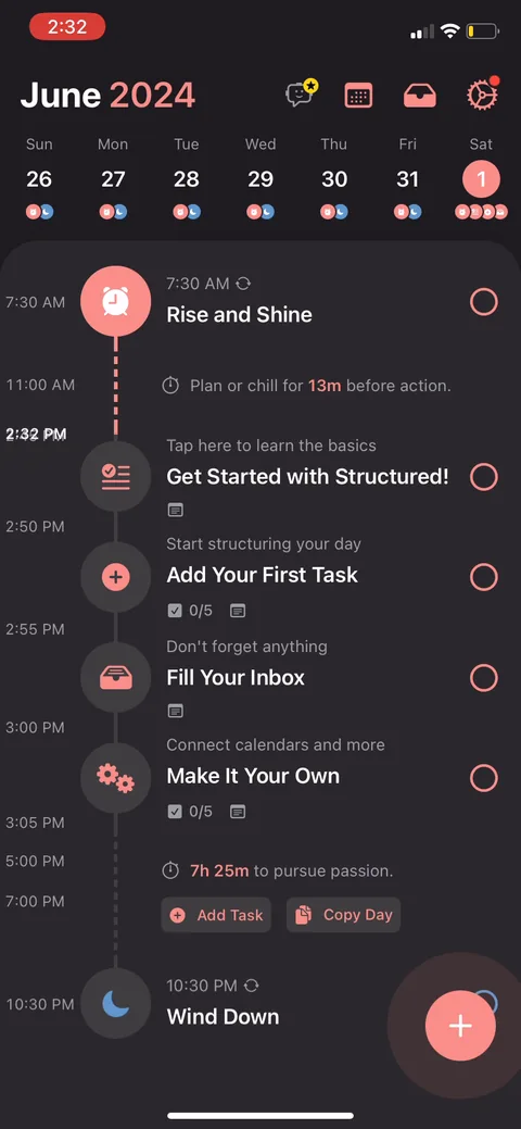Structured onboarding screen 10