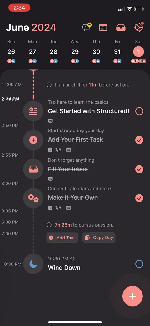 Structured onboarding screen 36