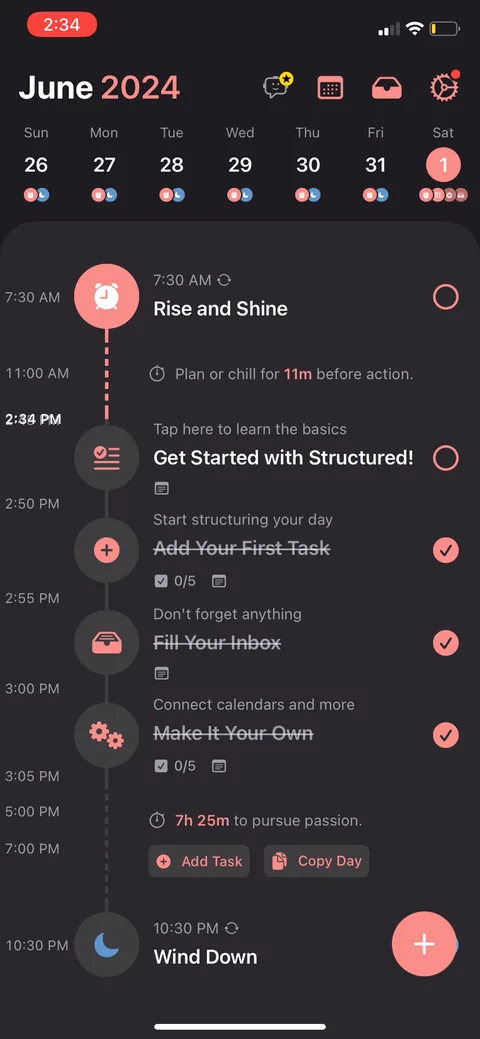 Structured onboarding screen 37