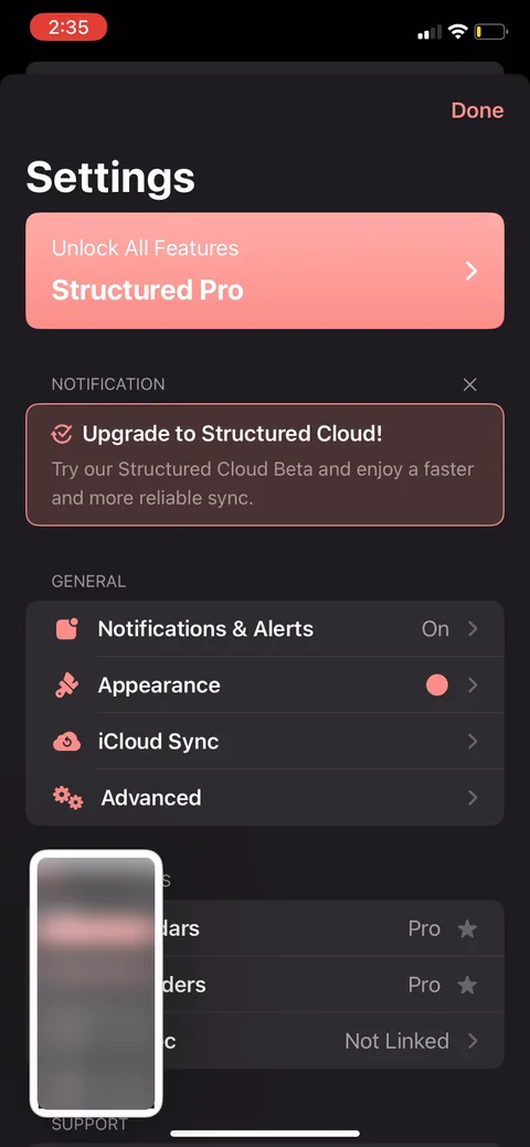 Structured onboarding screen 53