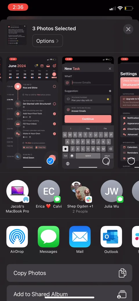 Structured onboarding screen 81