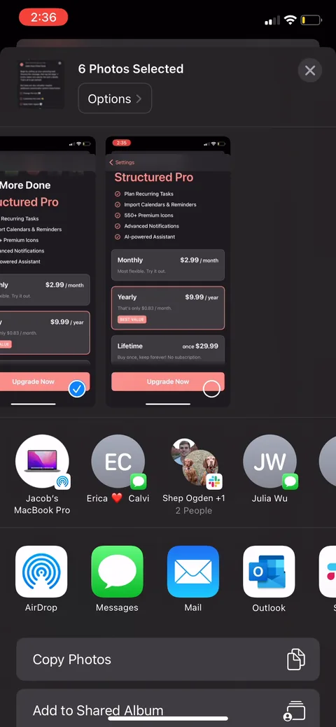 Structured onboarding screen 83