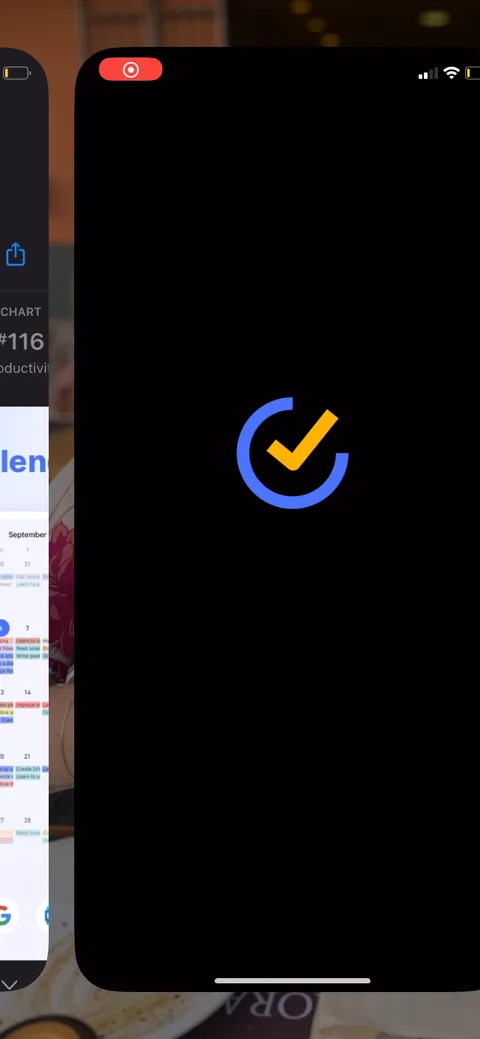 Ticktick onboarding screen 2