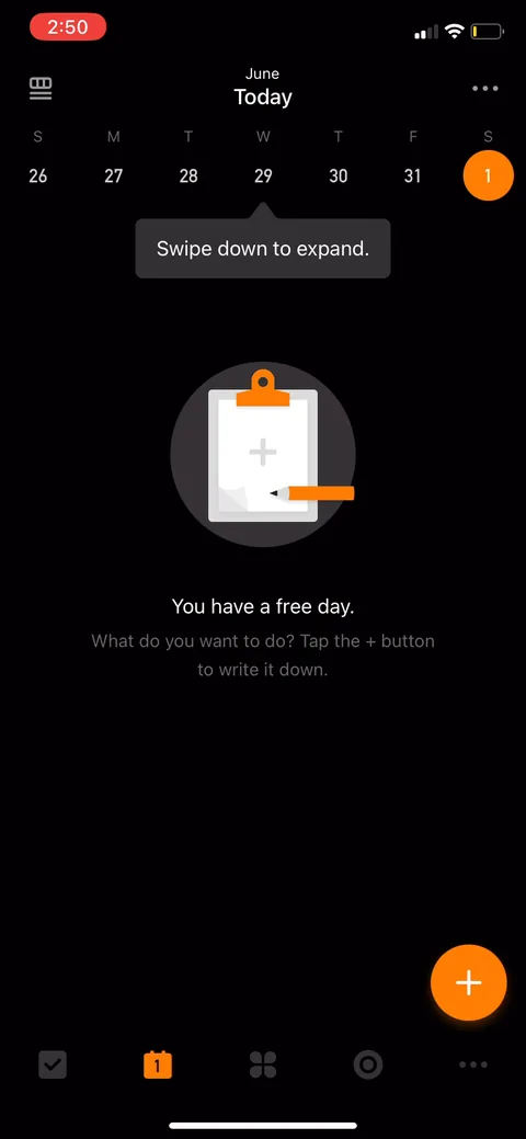 Ticktick onboarding screen 59