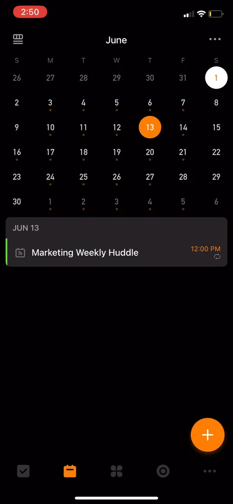 Ticktick onboarding screen 64