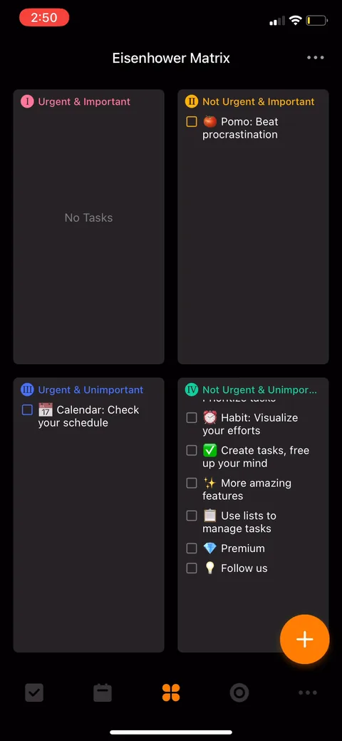 Ticktick onboarding screen 68