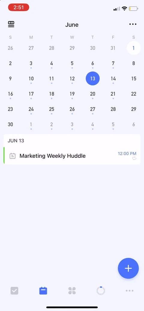 Ticktick onboarding screen 77