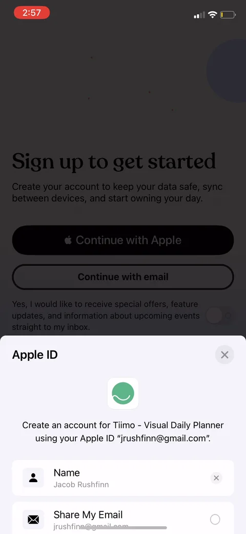 Tiimo onboarding screen 12