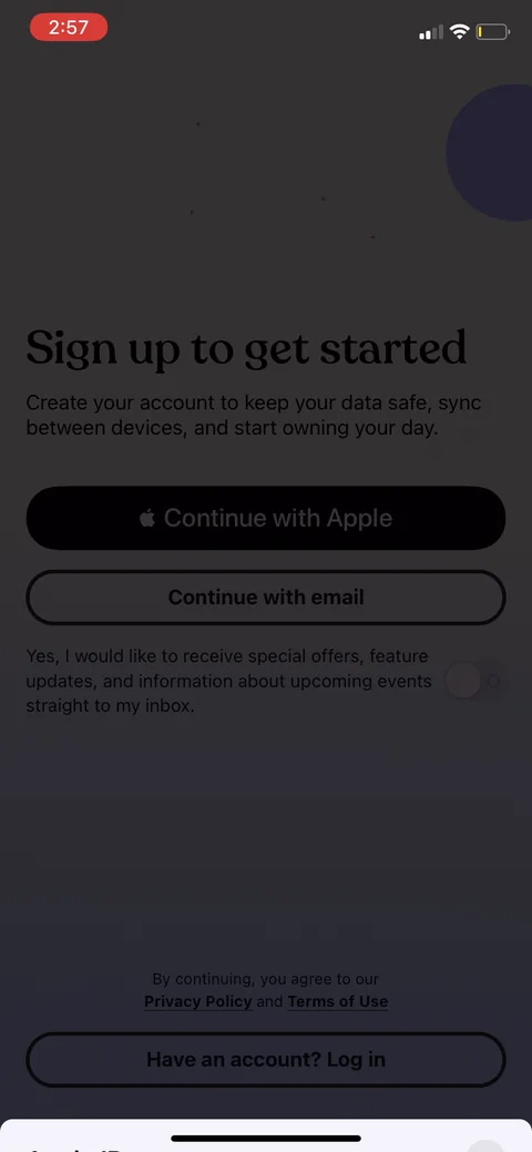 Tiimo onboarding screen 14