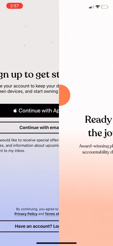 Tiimo onboarding screen 15