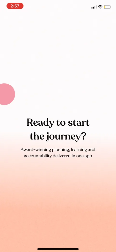 Tiimo onboarding screen 16: 