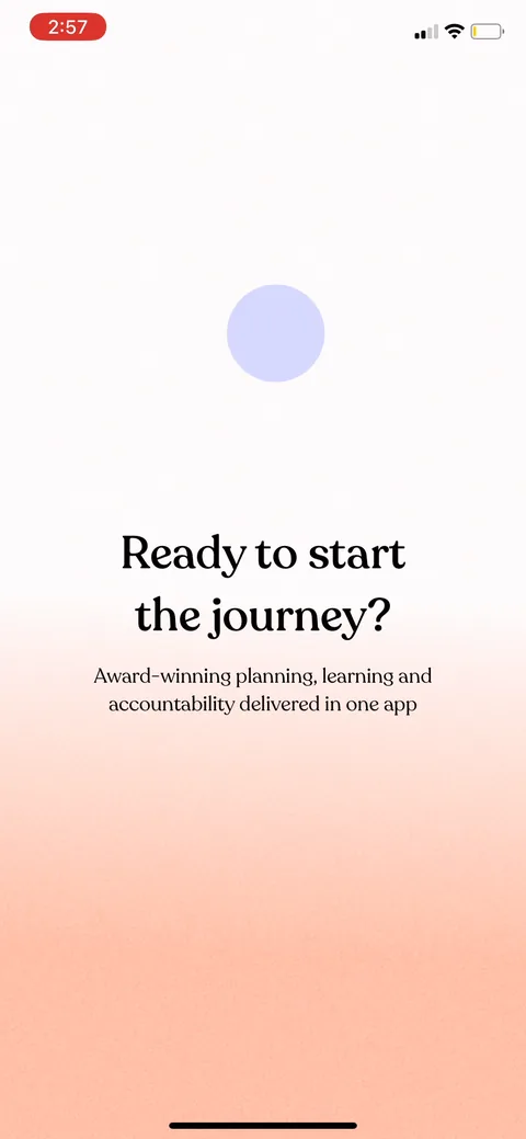 Tiimo onboarding screen 17