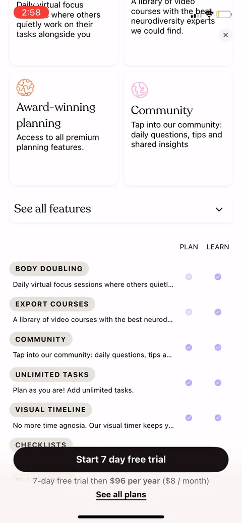 Tiimo onboarding screen 27