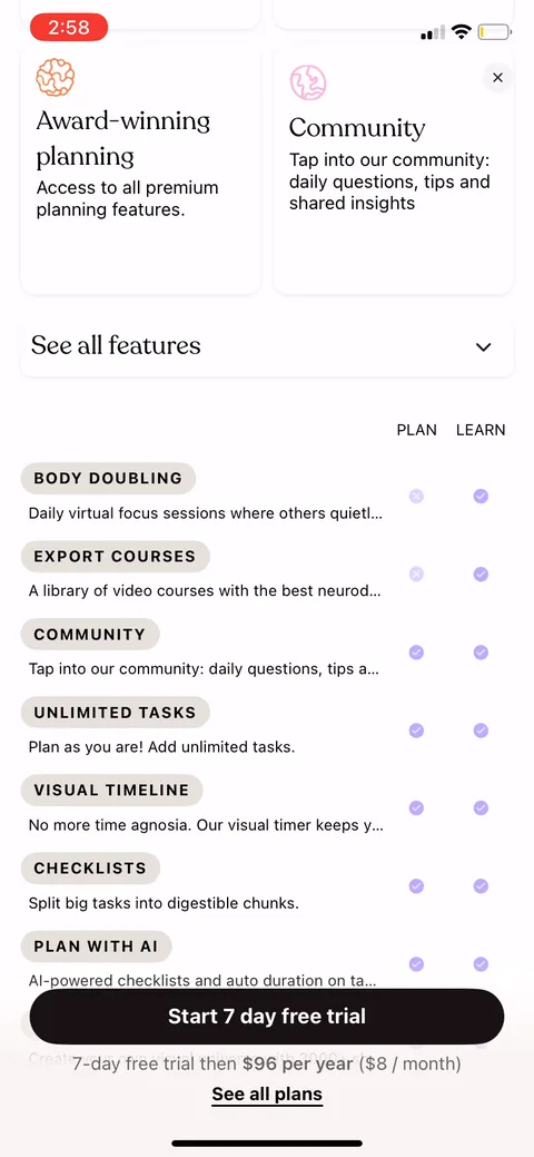 Tiimo onboarding screen 28