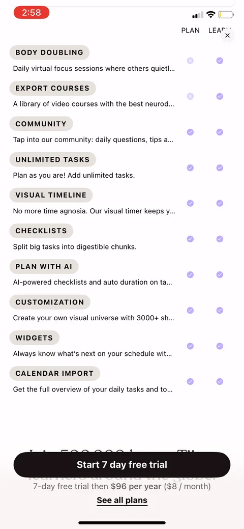 Tiimo onboarding screen 29