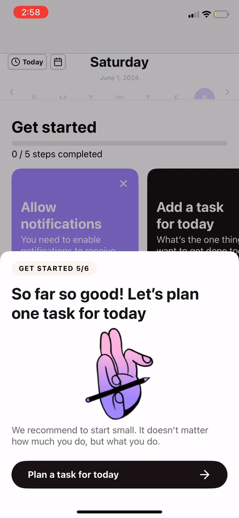 Tiimo onboarding screen 42