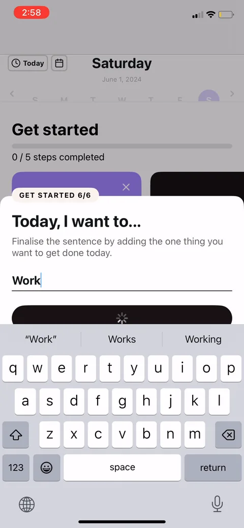 Tiimo onboarding screen 45